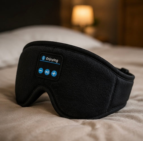 SleepAura | Masque de Sommeil Bluetooth avec Musique Intégrée